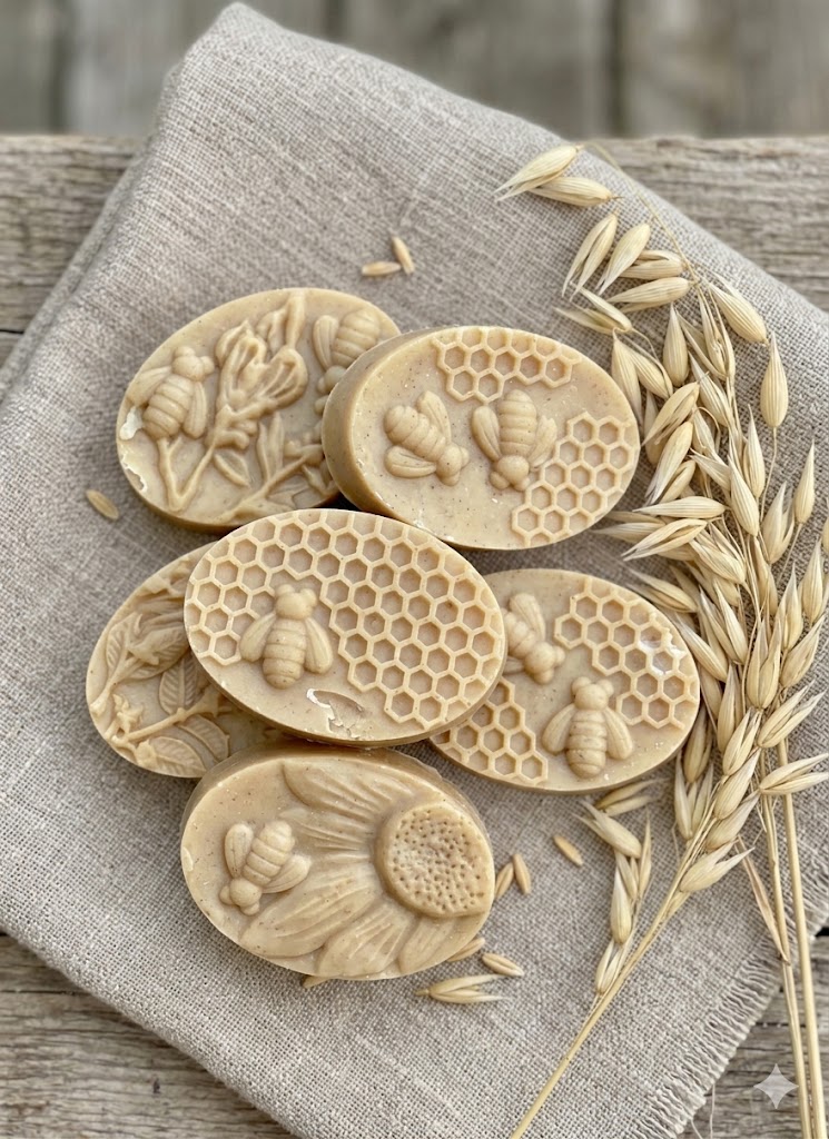 Sabonete Artesanal de Aveia e Mel - 120g