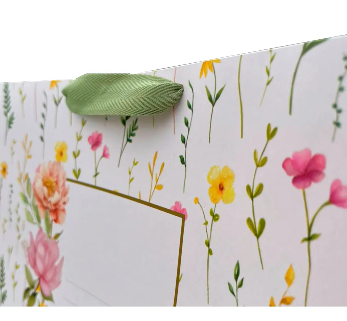 Sacola de Papel Floral - 35x29cm