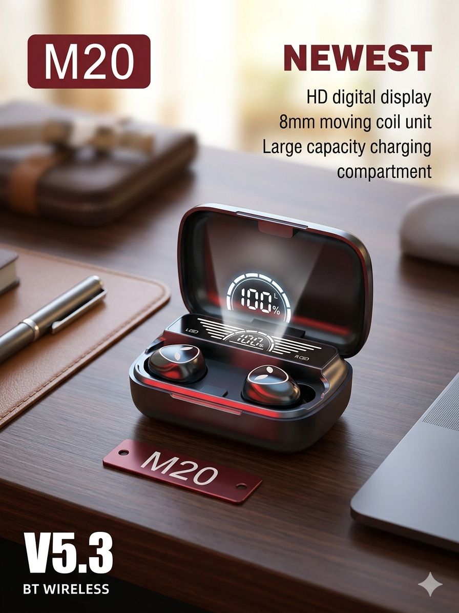 Fone de Ouvido M20 Bluetooth