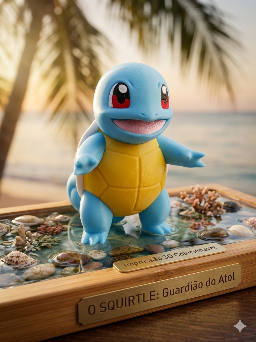 Boneco Squirtle 15 cm