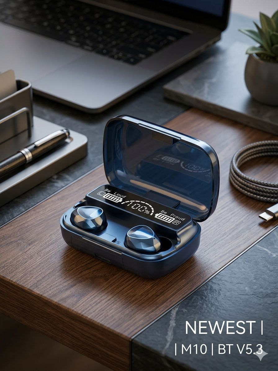 Fone de Ouvido Bluetooth M10