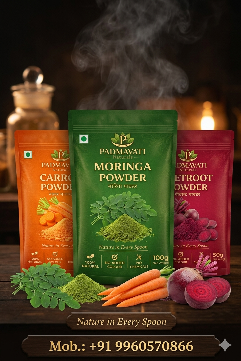 Padmavati Natural Powders Trio