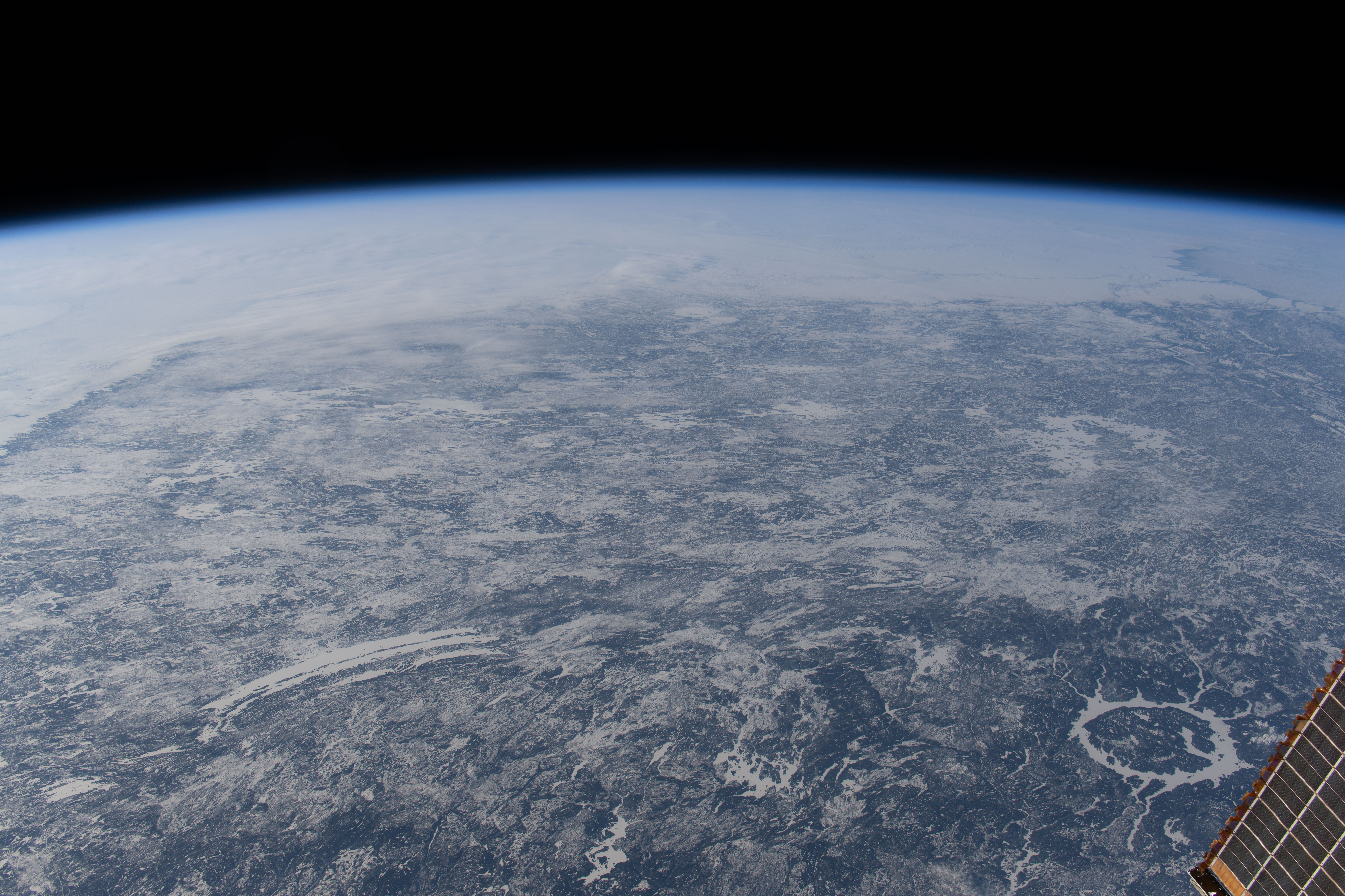 Paisaje helado de Canadá. - ARTEMIS II