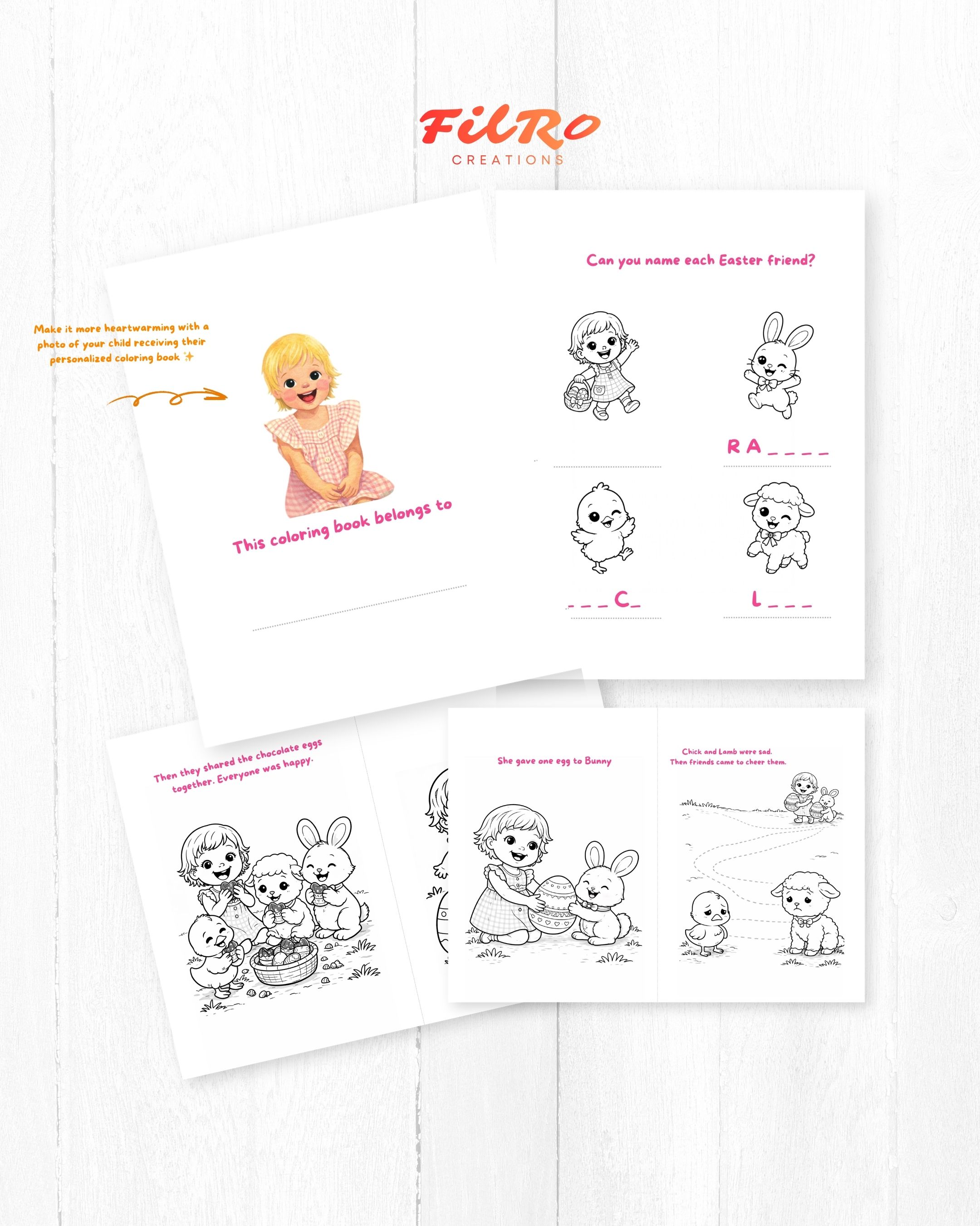 Personalized Coloring Book