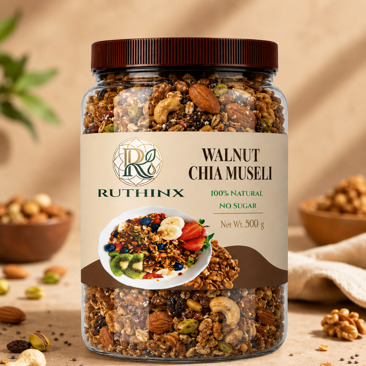 Walnut Chia Museli