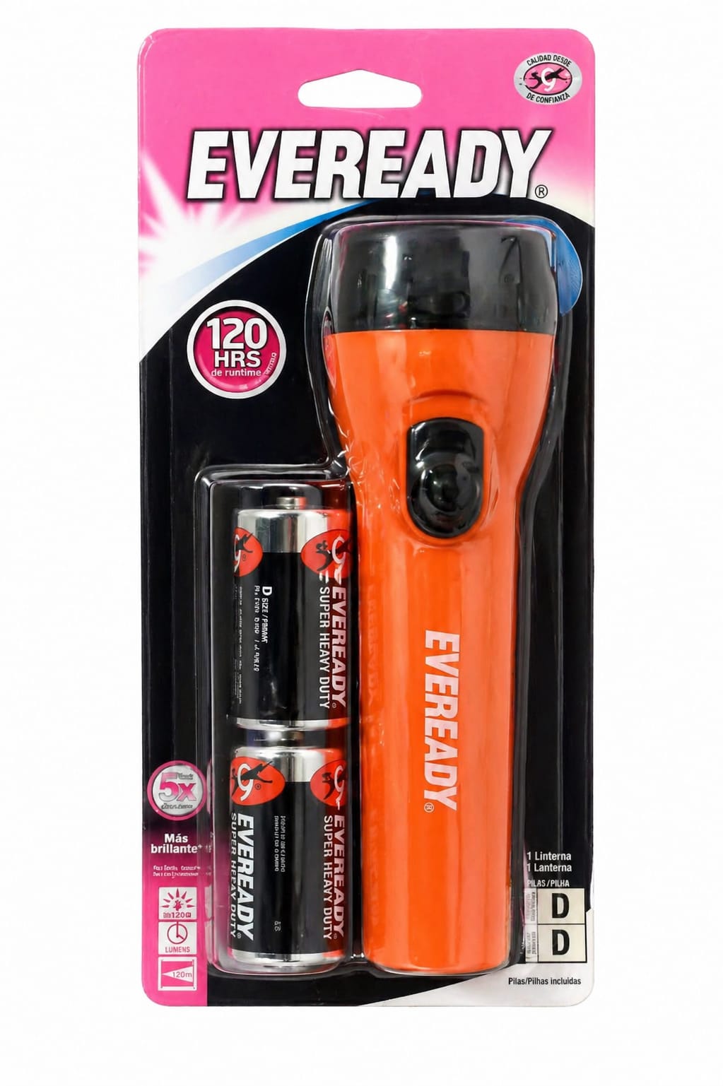 Linterna Eveready con Pilas 2D