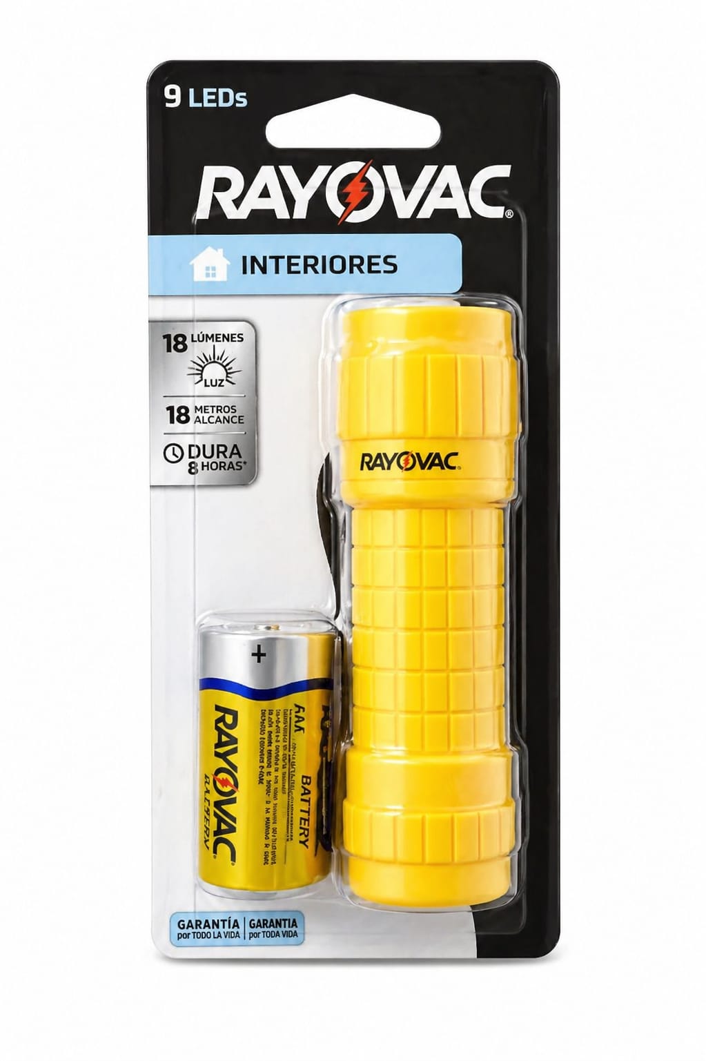 Linterna RAYOVAC + X3 PILAS AAA