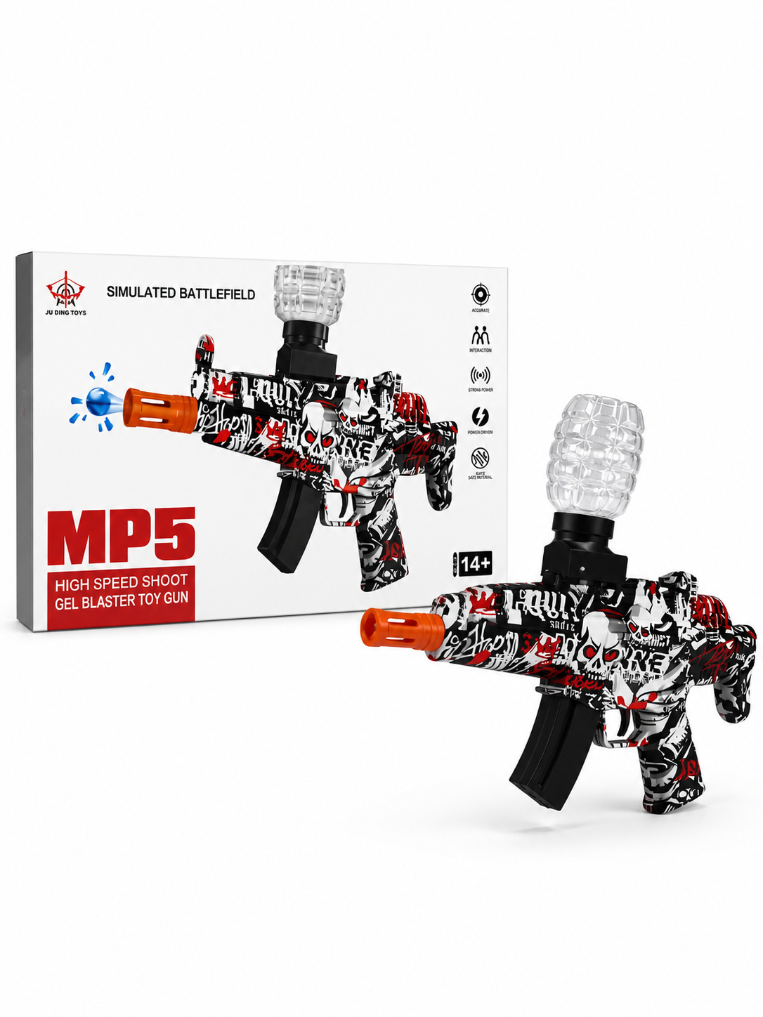 MP5 Lanzador de Bolas de Gel