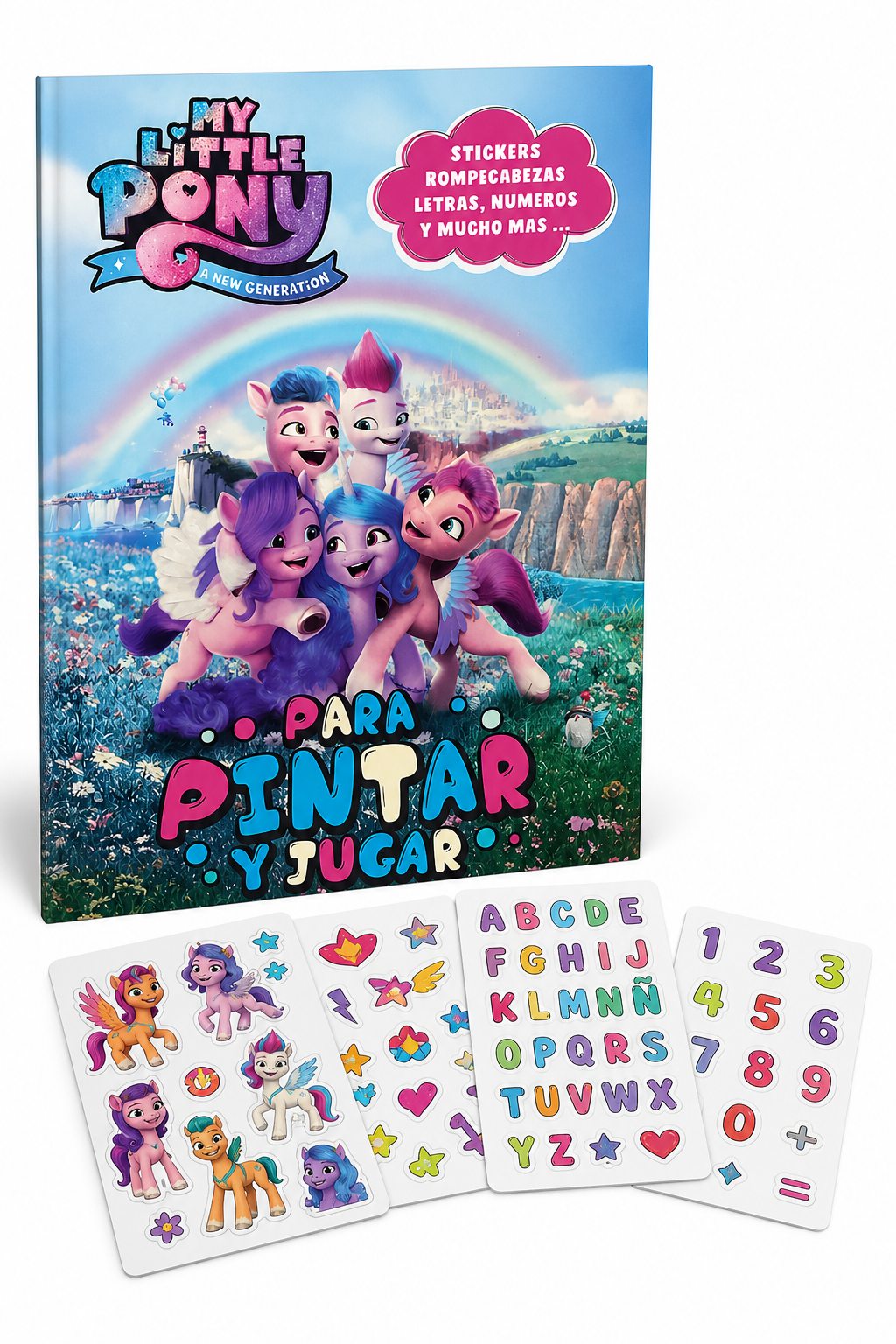 Libro My Little Pony para Pintar y Jugar