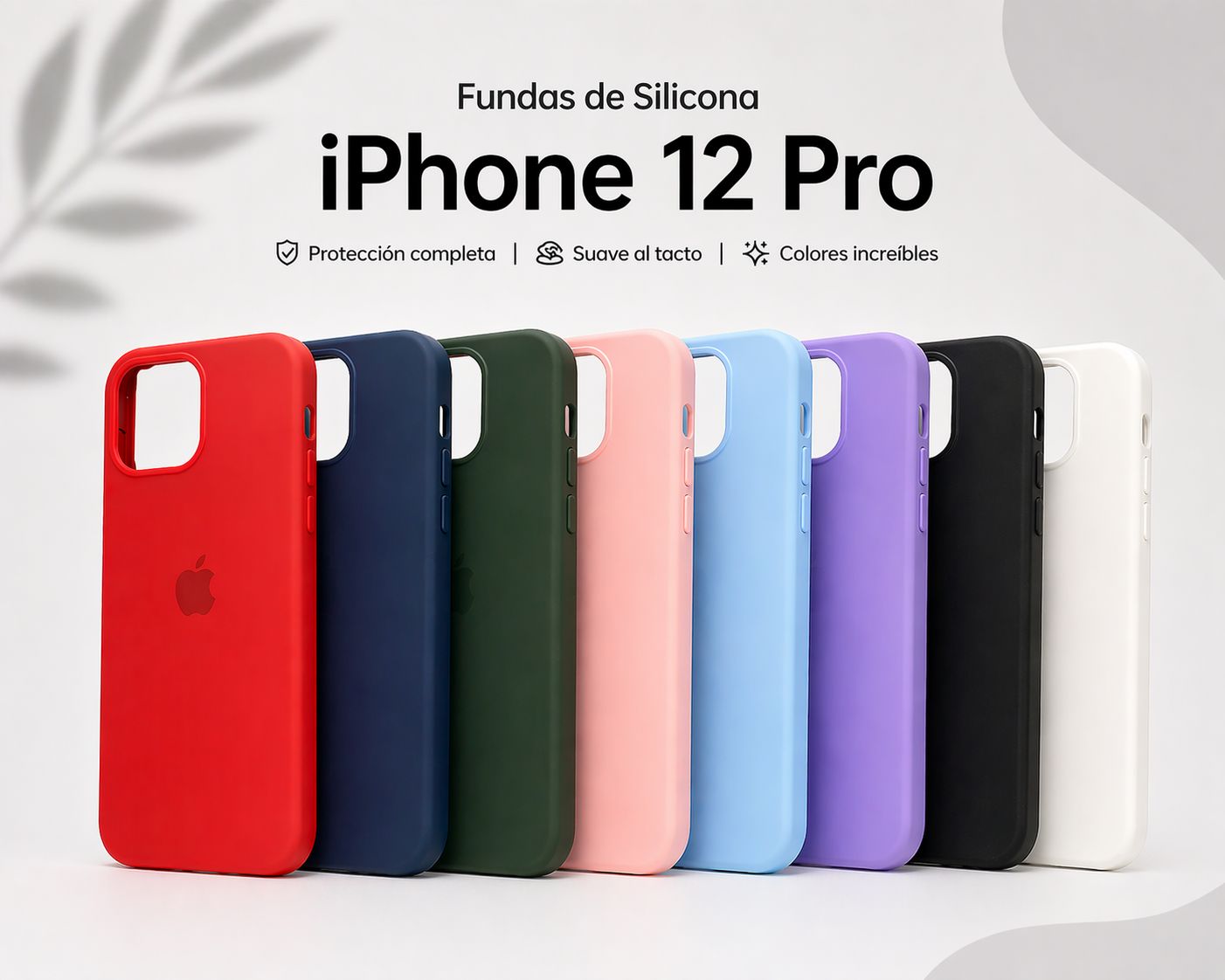 Funda de Silicona para iPhone 12 Pro