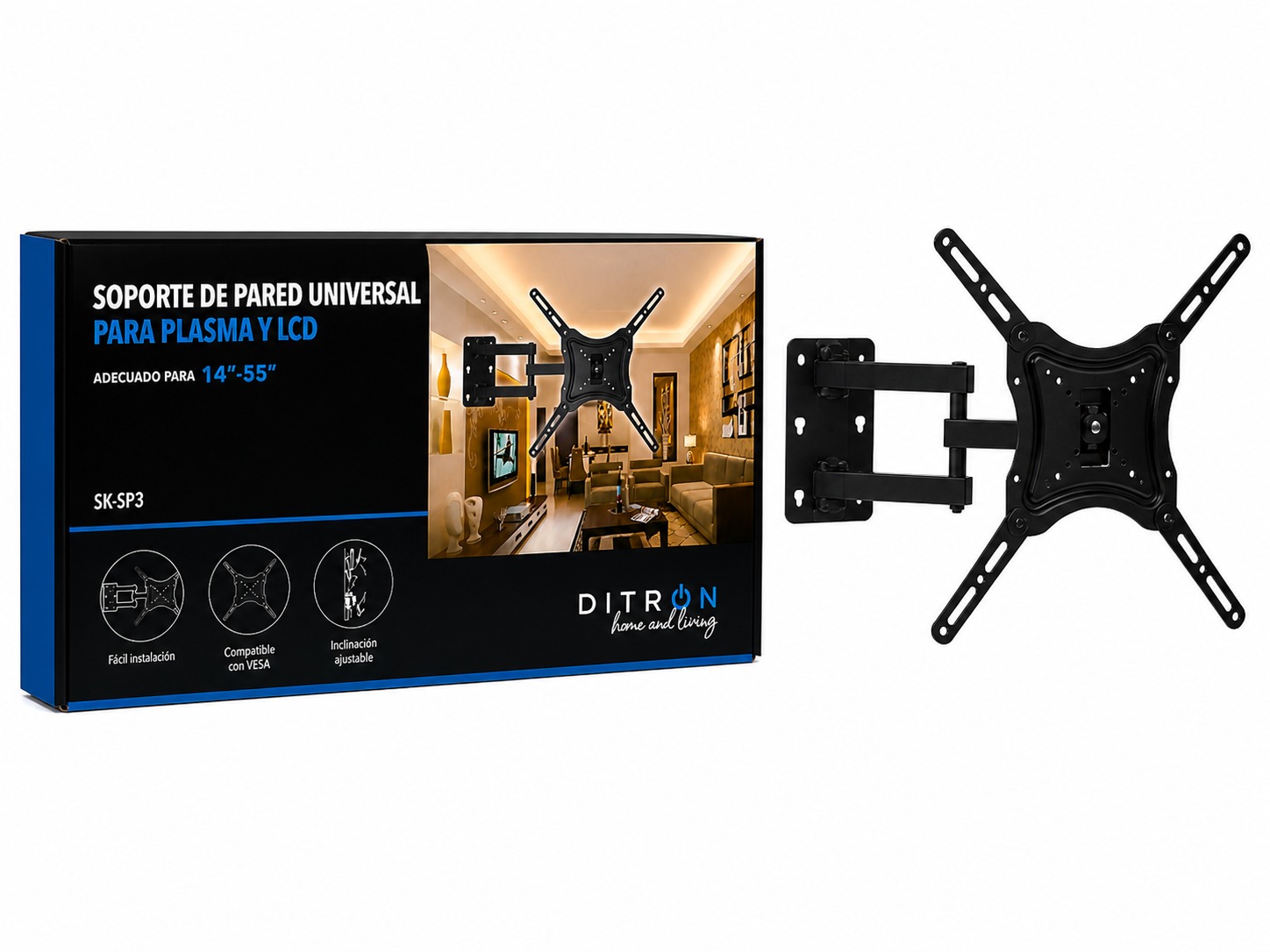 Soporte de pared universal para TV