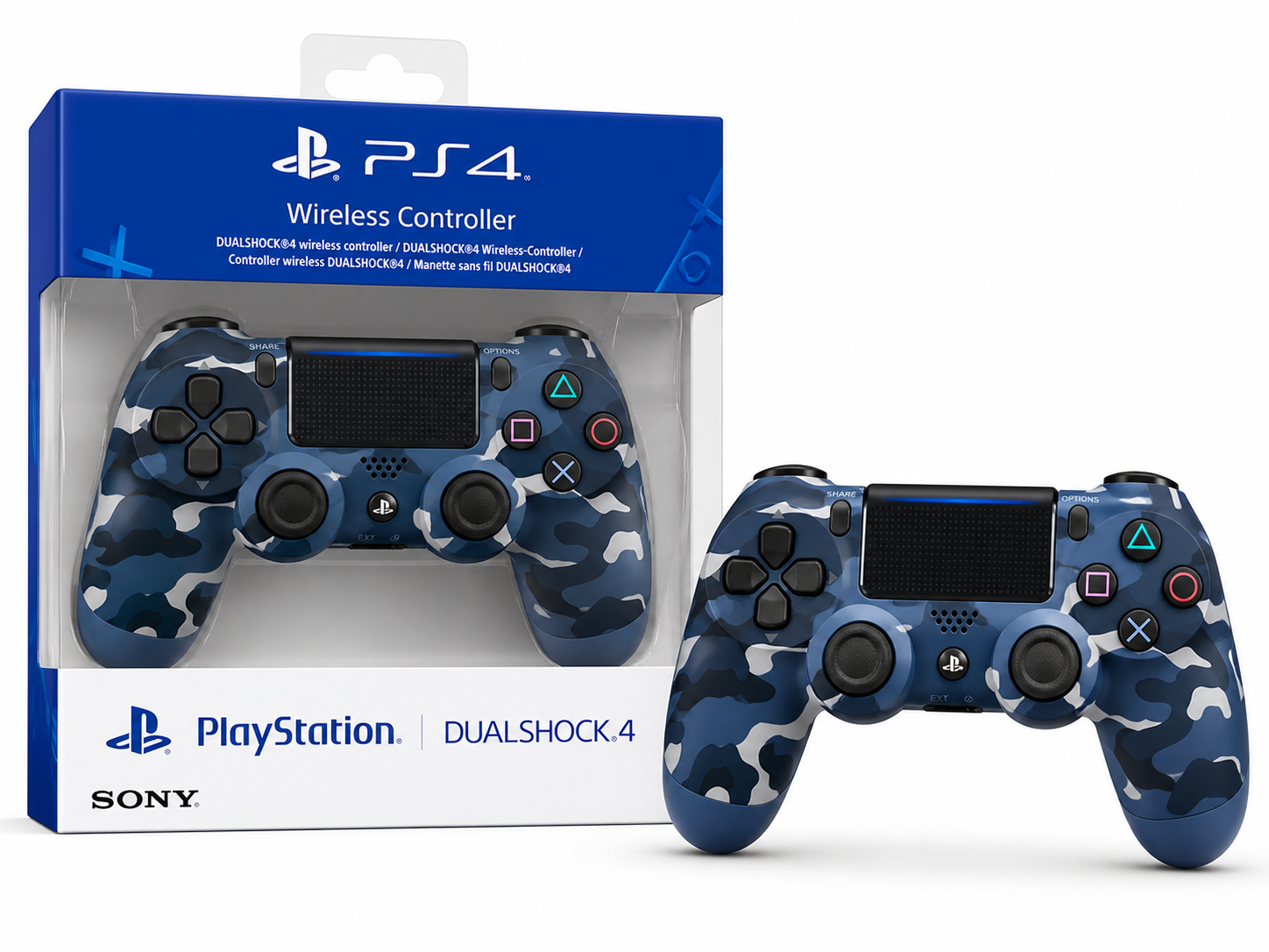 Control PS4 DualShock 4 Camo Azul
