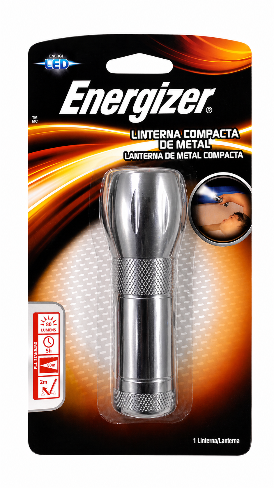 Linterna Compacta de Metal Energizer