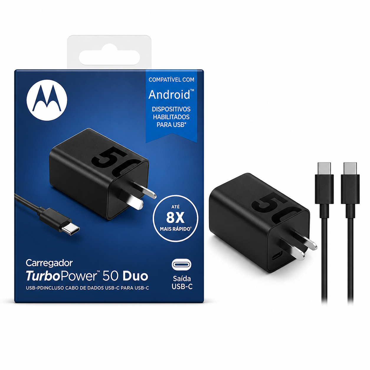 Cargador TurboPower 50W Duo TIPO C