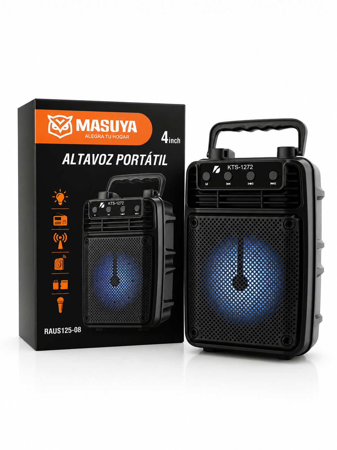 Altavoz Portátil 4" MASUYA