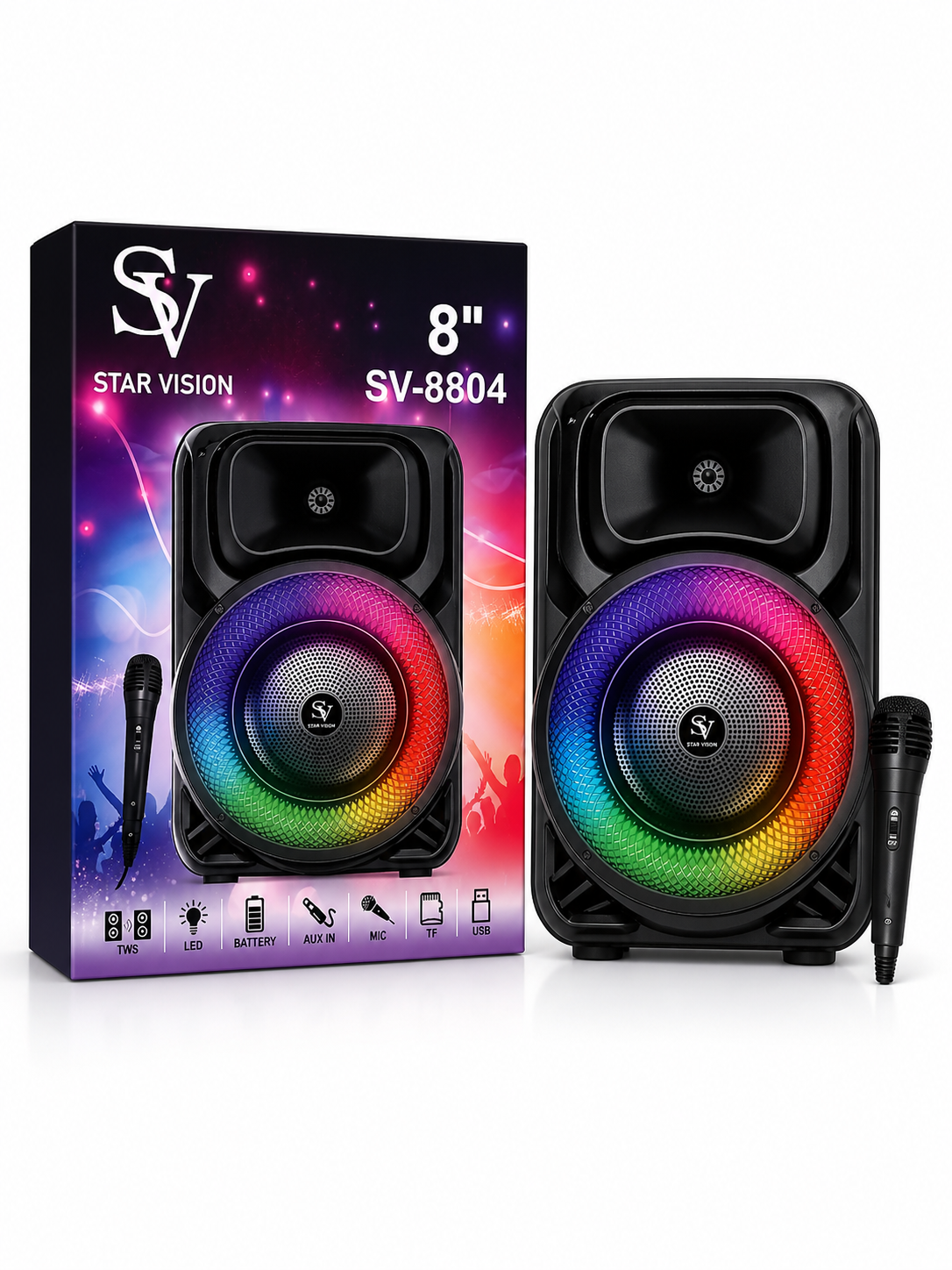 Parlante Star Vision 8"