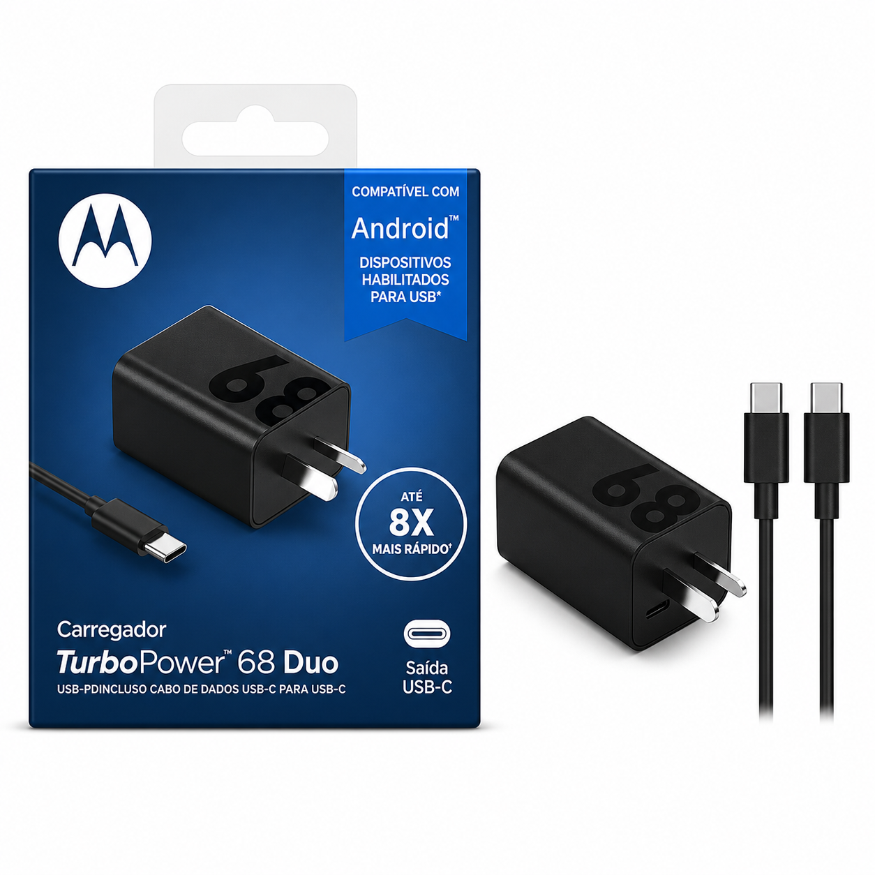 Cargador TurboPower 68W Duo TIPO C