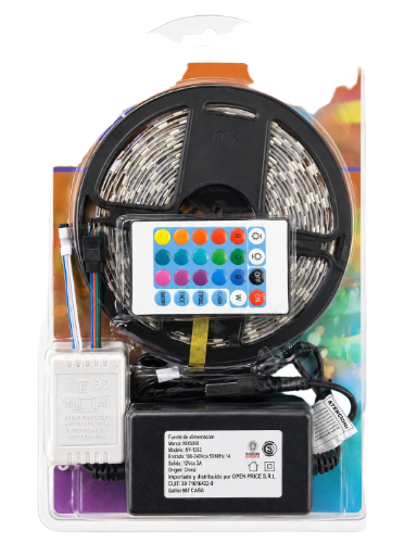 Tira LED RGB 5MTS