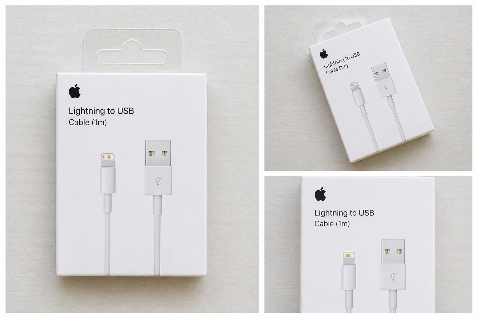 Cable CAJA USB A IPHONE 1M