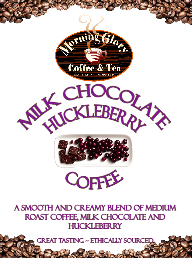 Milk Chocolate Huckleberry Flavored Coffee