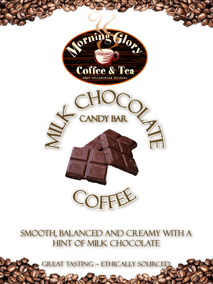 Milk Chocolate Coffee Candy Bar Flavored Coffee