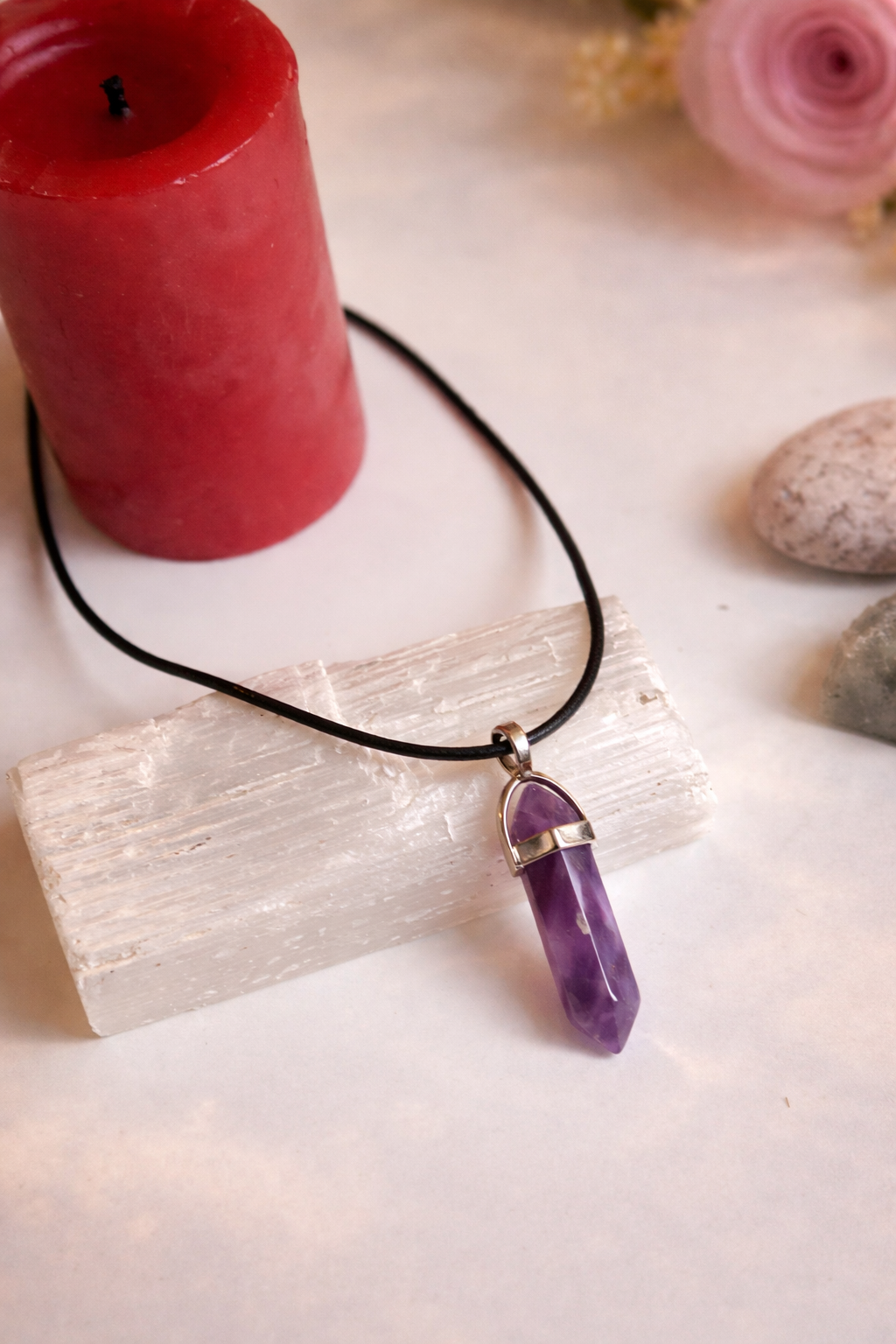 Amethyst Pendant Necklace