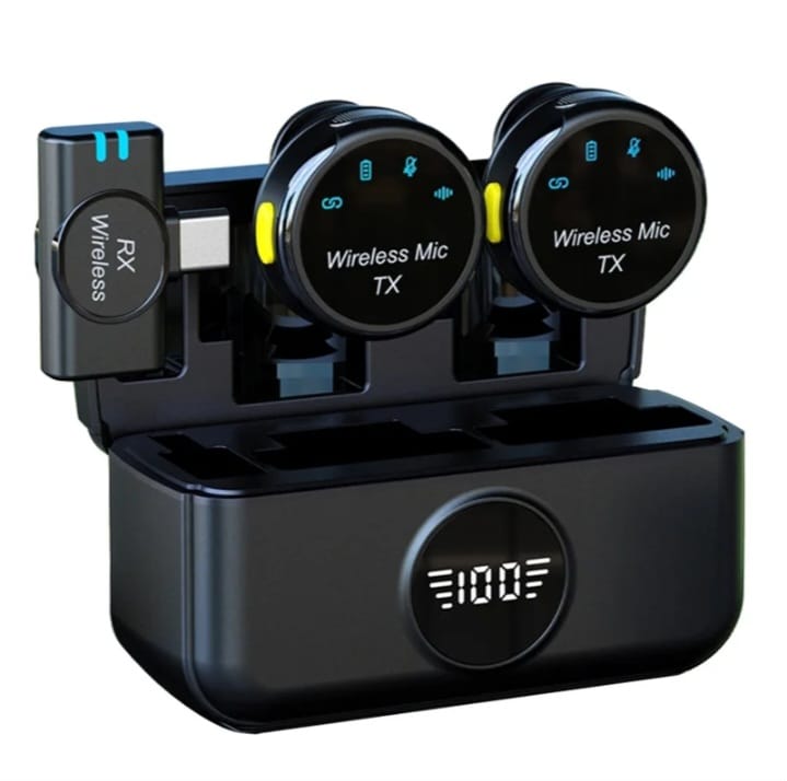 MICROFONE DE LAPELA CONDENSADOR SEM FIO S52.4G 