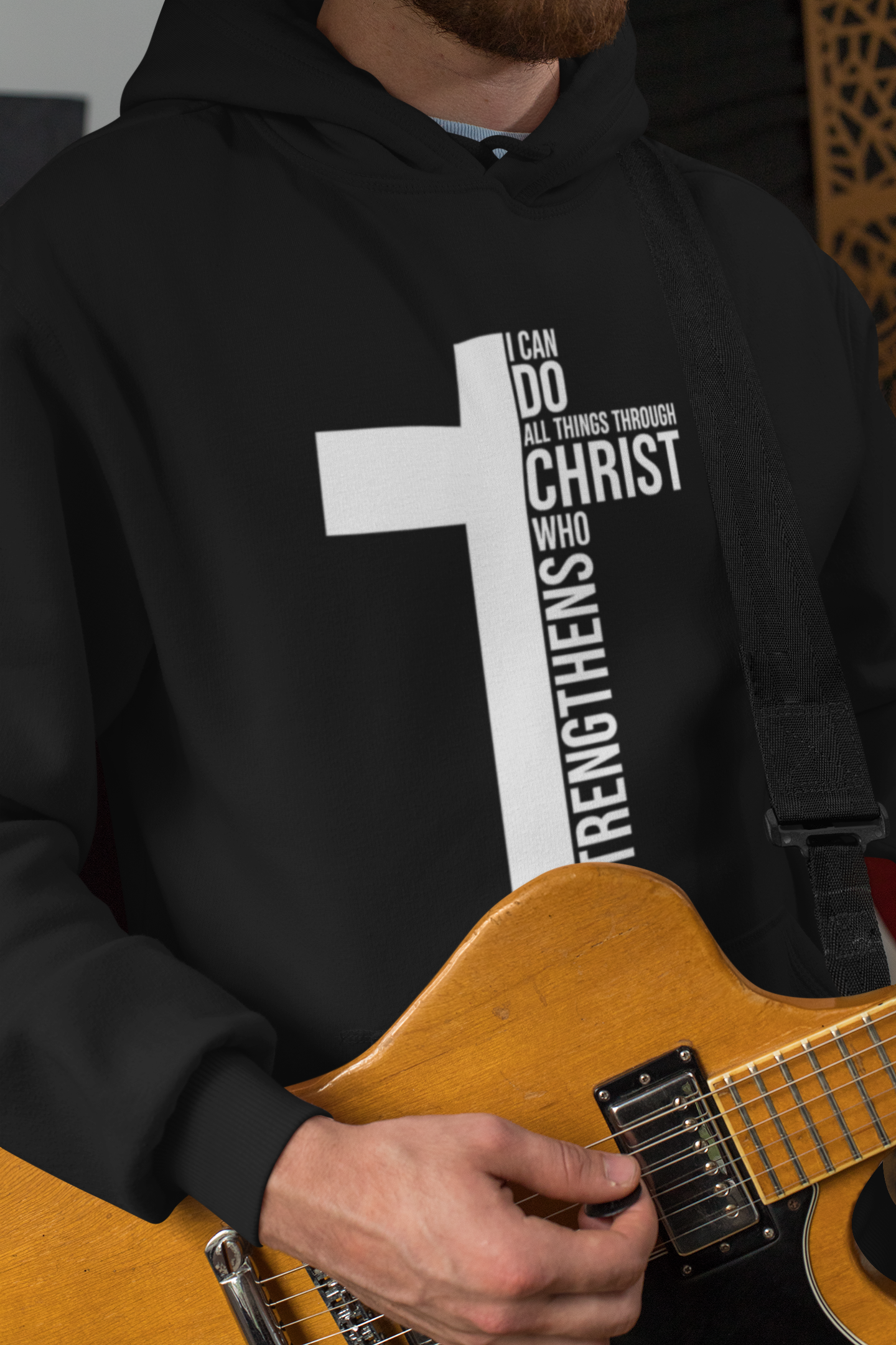 MEN HOODIES ((I can do all things in Christ)
