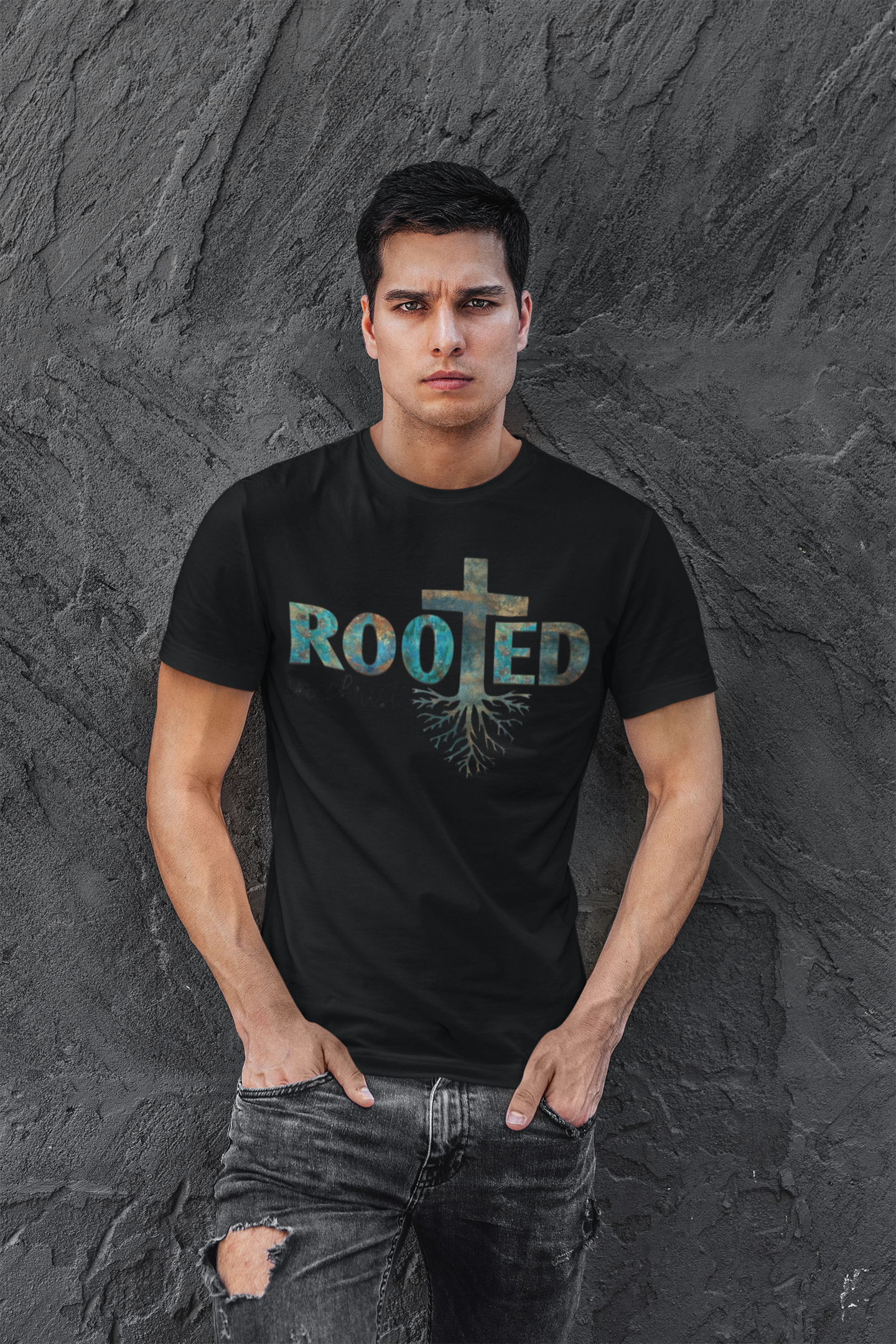 T-shirt (Rooted in Jesus)