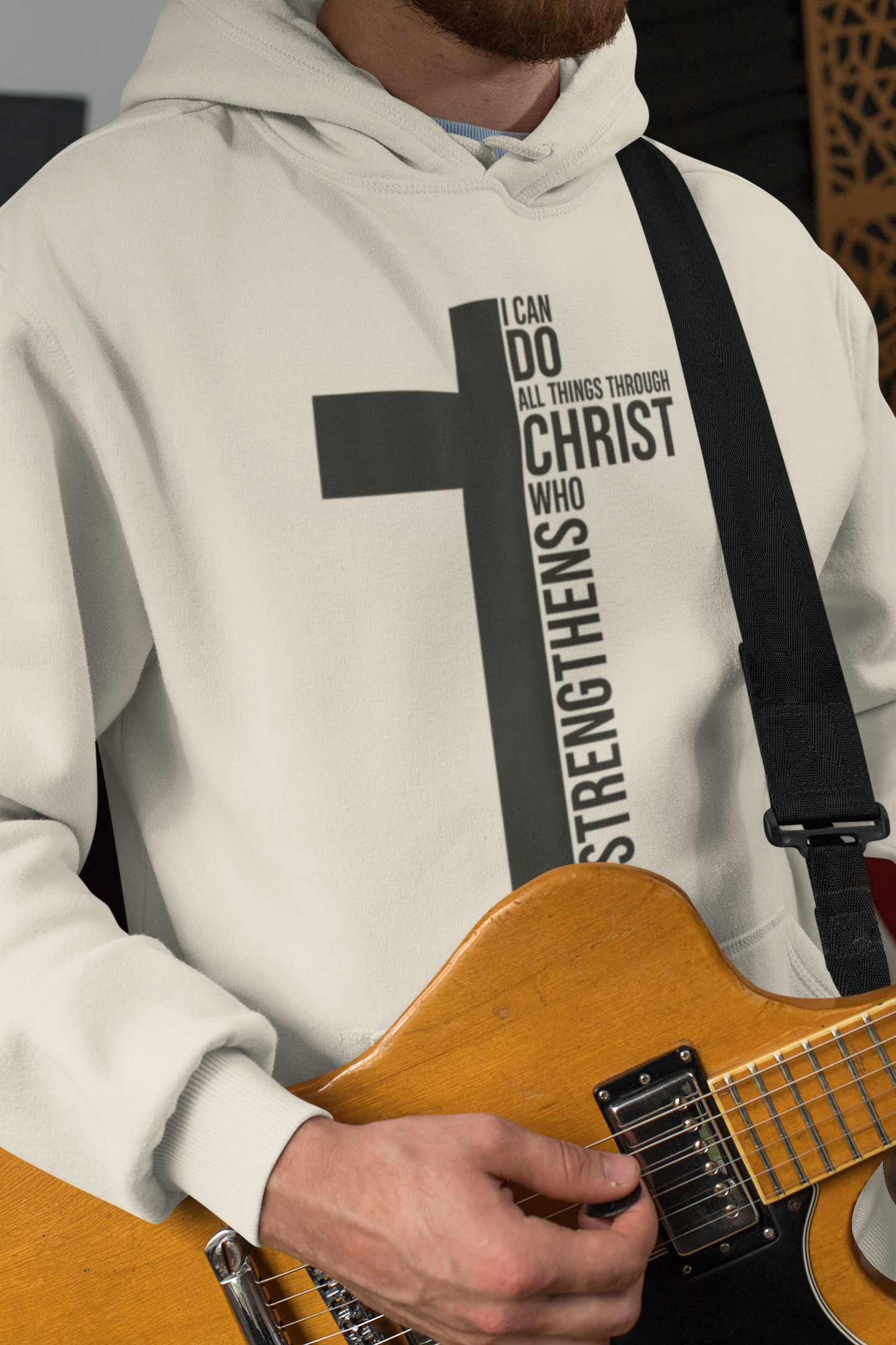 MEN HOODIES ((I can do all things in Christ)