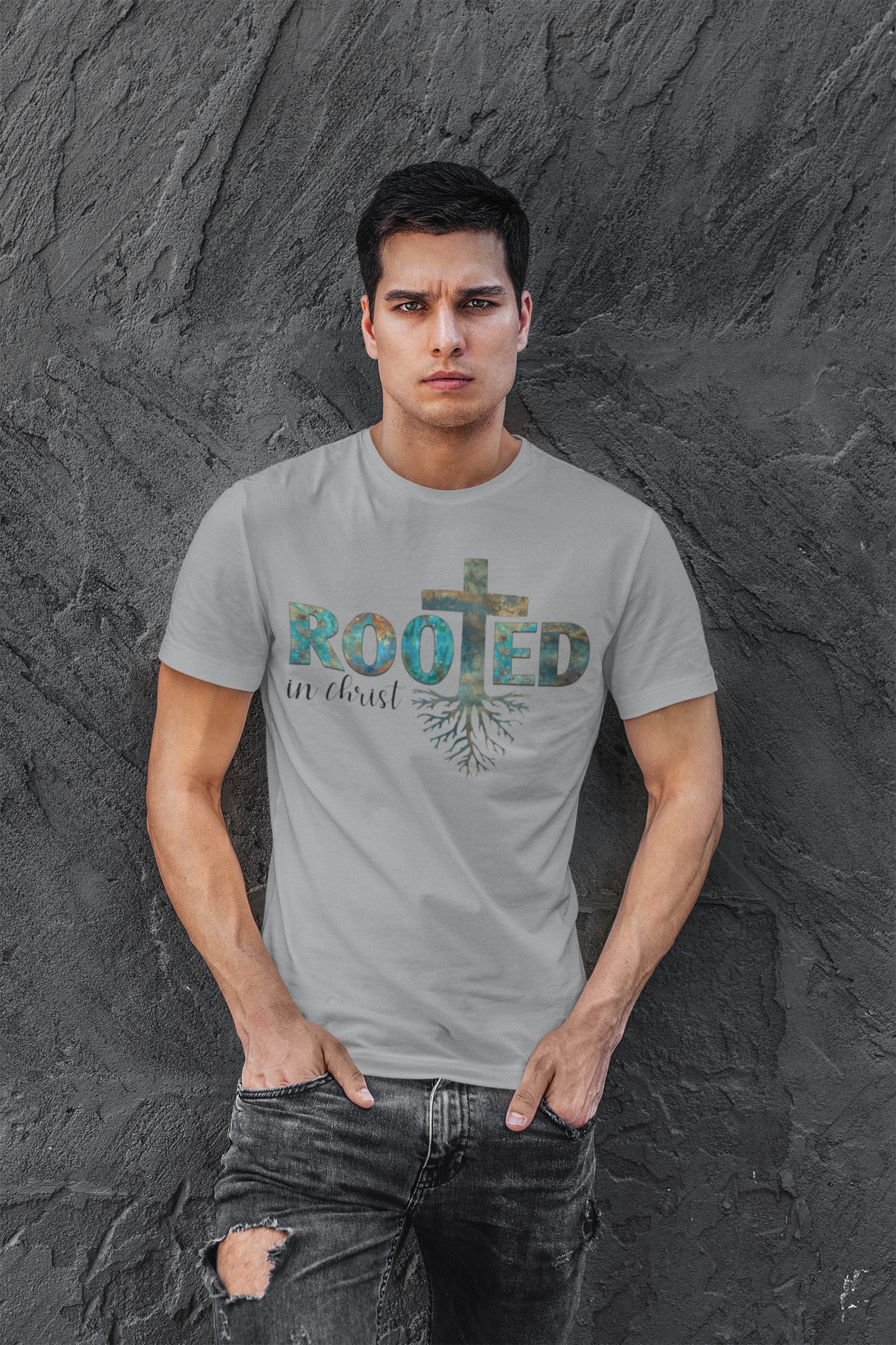 T-shirt (Rooted in Jesus)