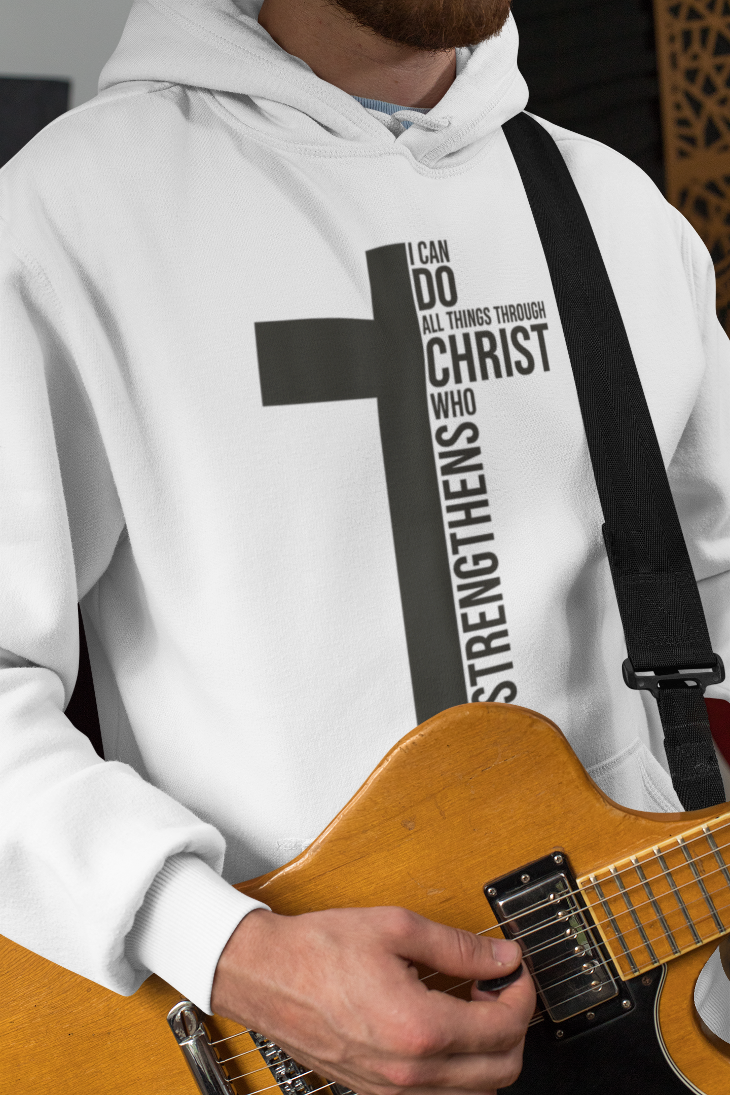 MEN HOODIES ((I can do all things in Christ)