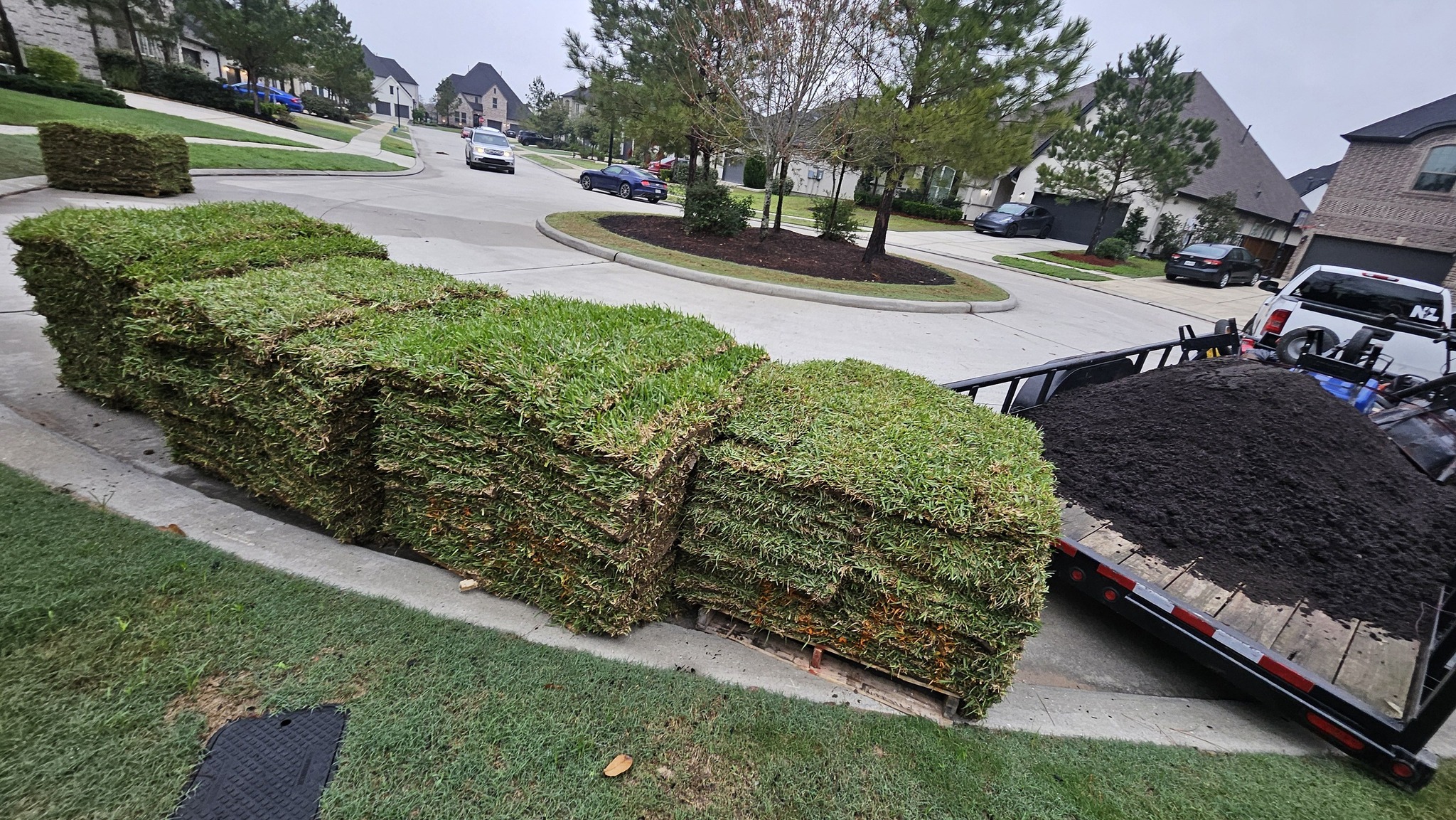 Installation, Ground Preparation, New Soil (Per Pallet)