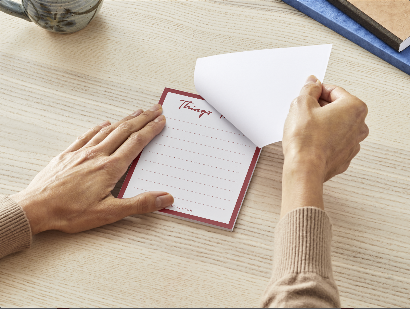 Things To Do Minimal Daily Planner Notepad (A6)