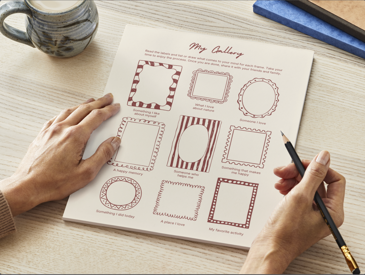 Artistic My Gallery Doodle Notepad (A4)