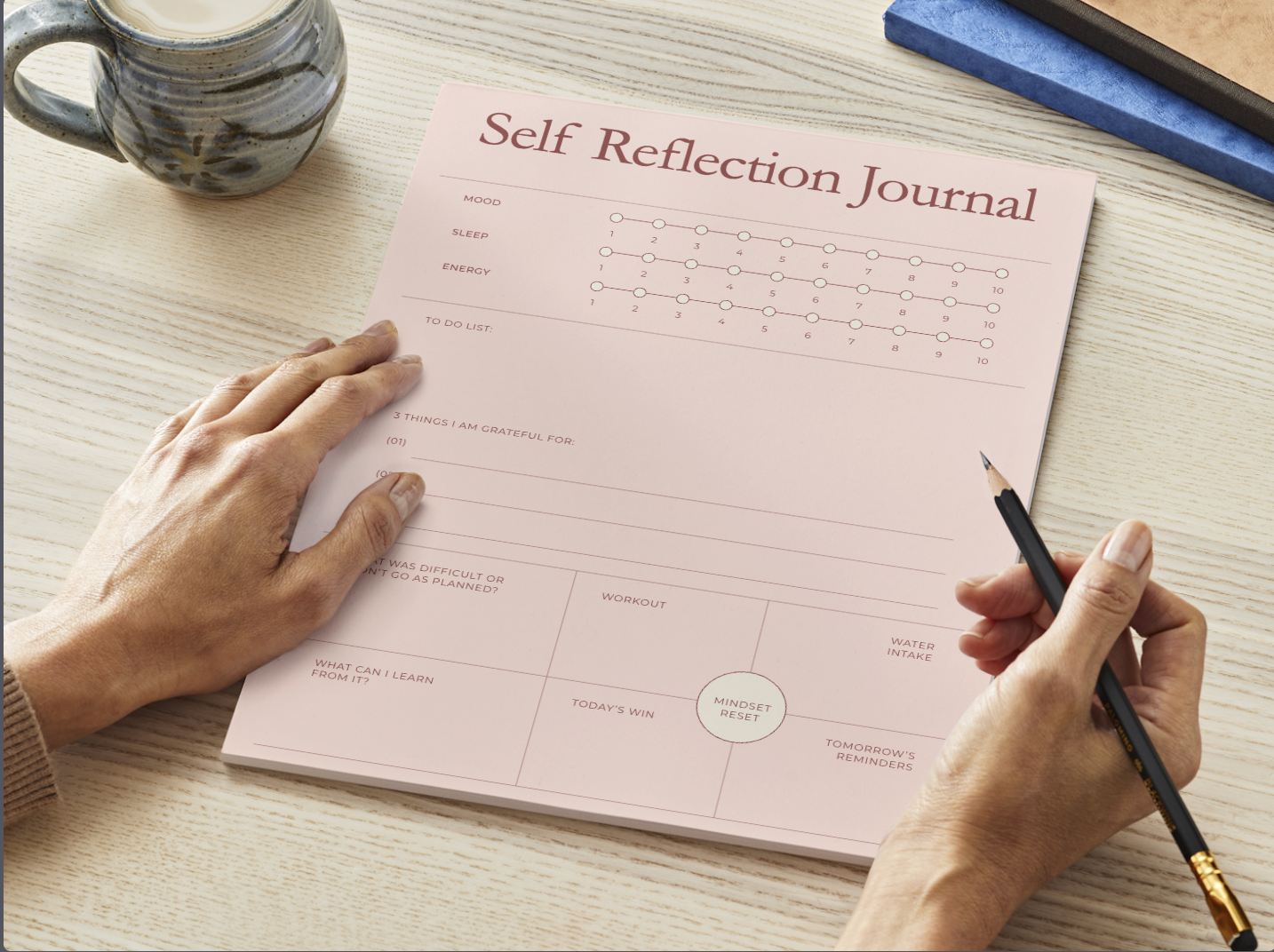 Daily Self Reflection Journal Notepad