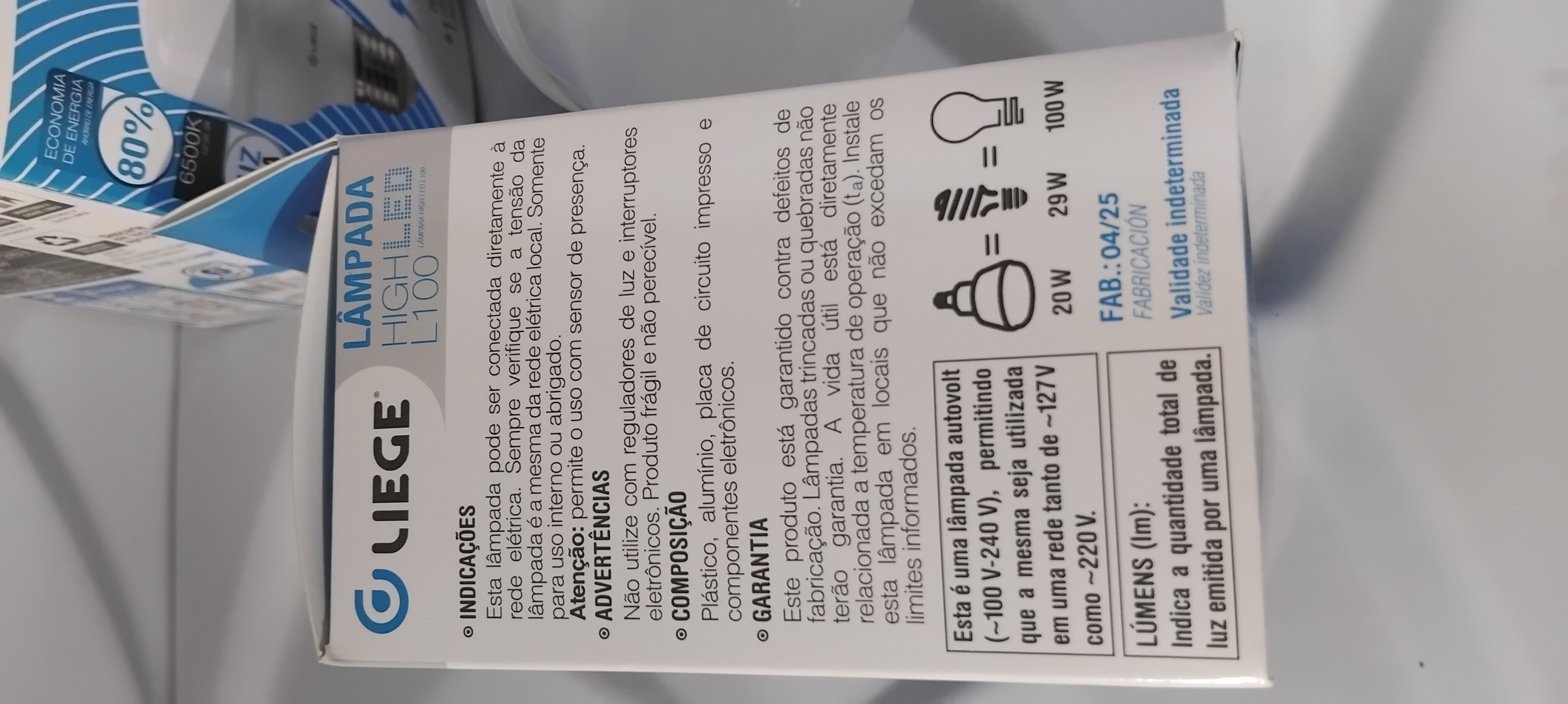 Lâmpada LED Liege 20W