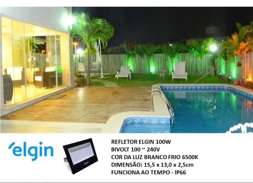 Projetor ledt 100W Elgin