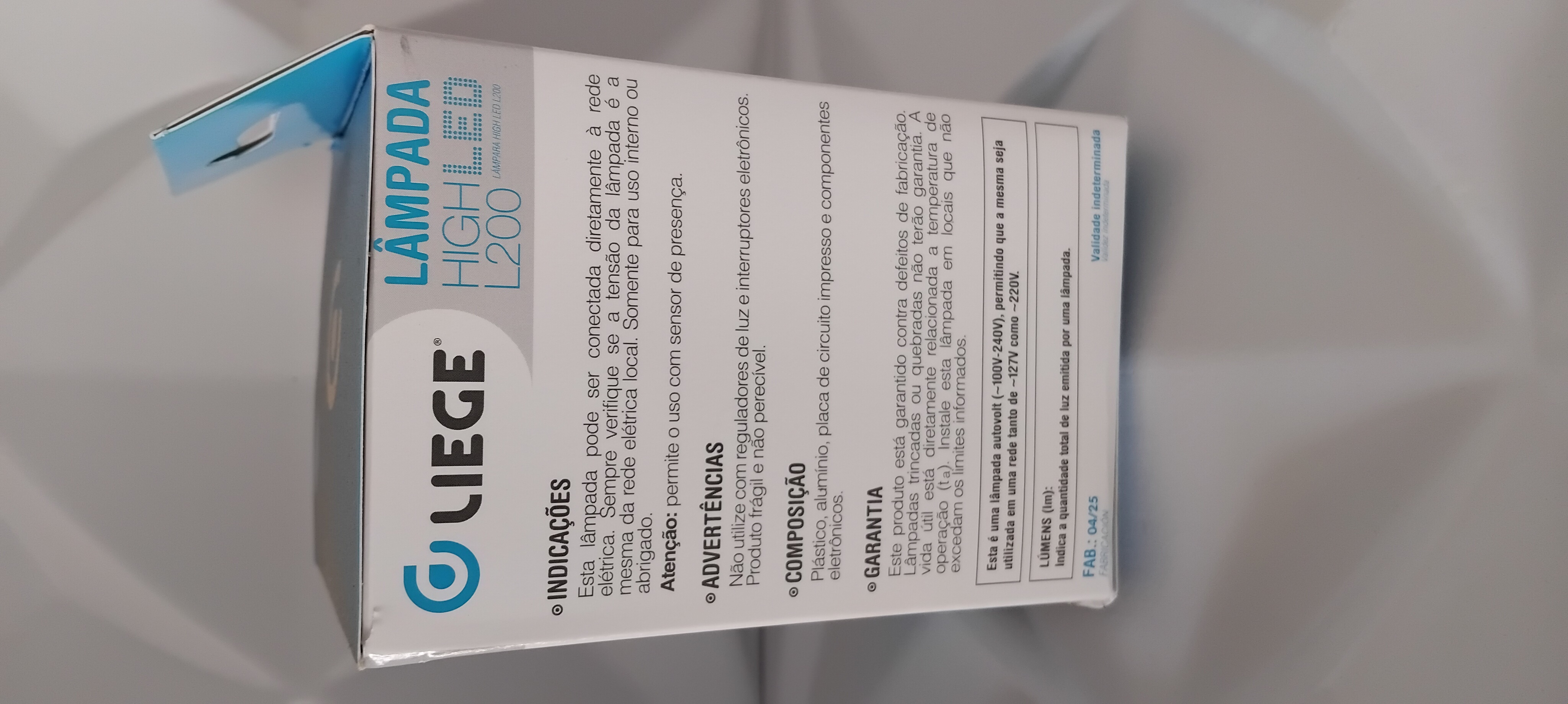 Lâmpada Liege LED 40W