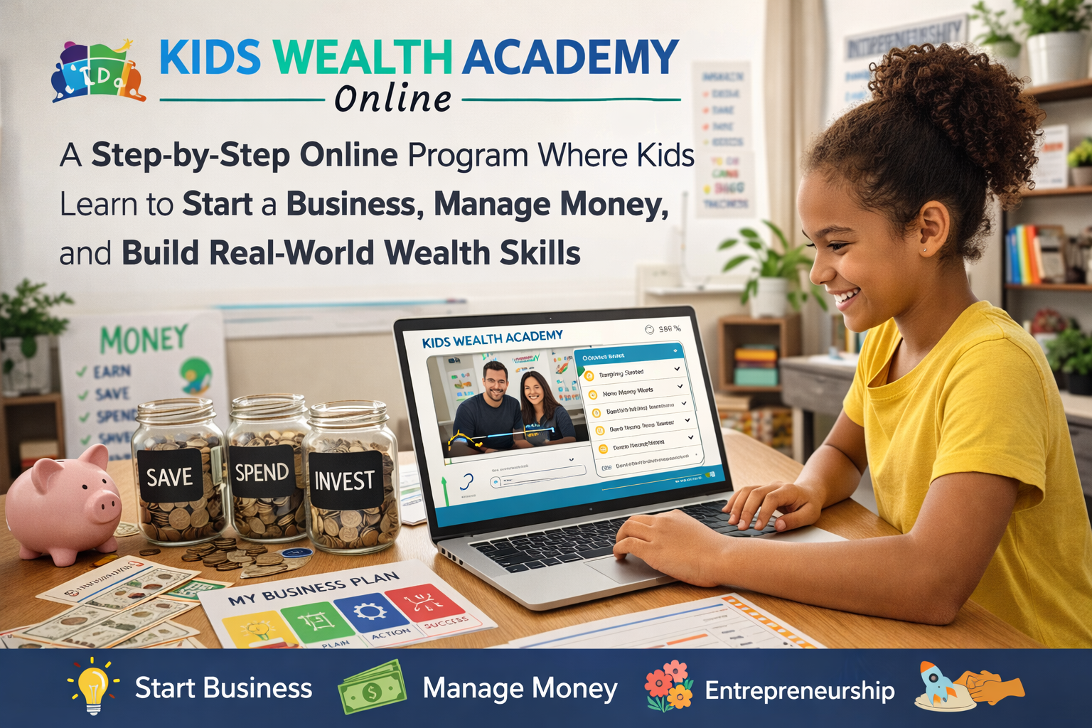 Kids Wealth Academy (Online) 