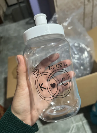 100 Cilindros Termos Vasos Personalizados Boda Novios Fiesta