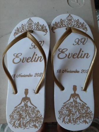 Sandalias Para Bodas Xv Años Eventos Personalizadas 30 Pares