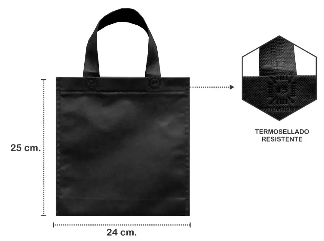 100 Bolsas Mini Dulcero Impresas Reutilizable Publicitarias