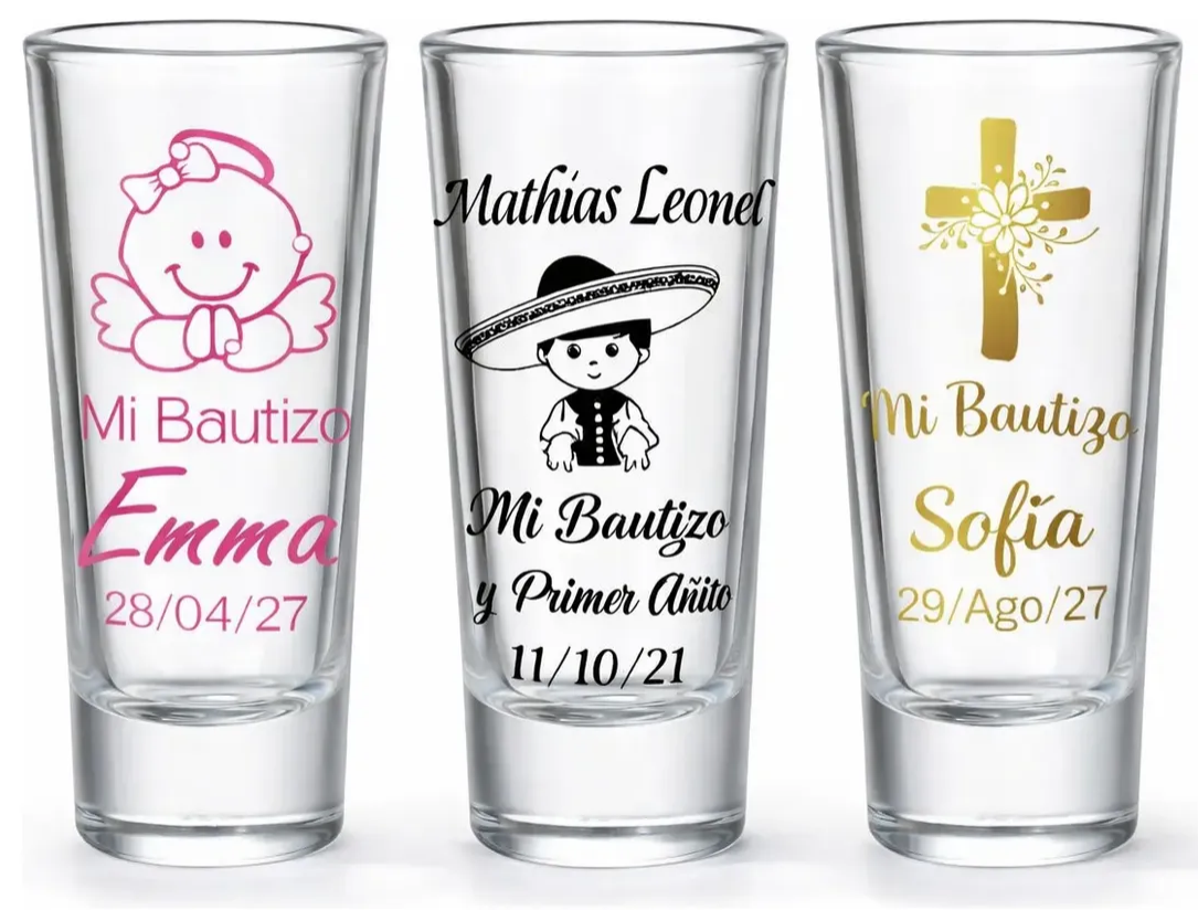 50 Tequilero Personalizados Boda, Xv Años, Bautizo, Etc.