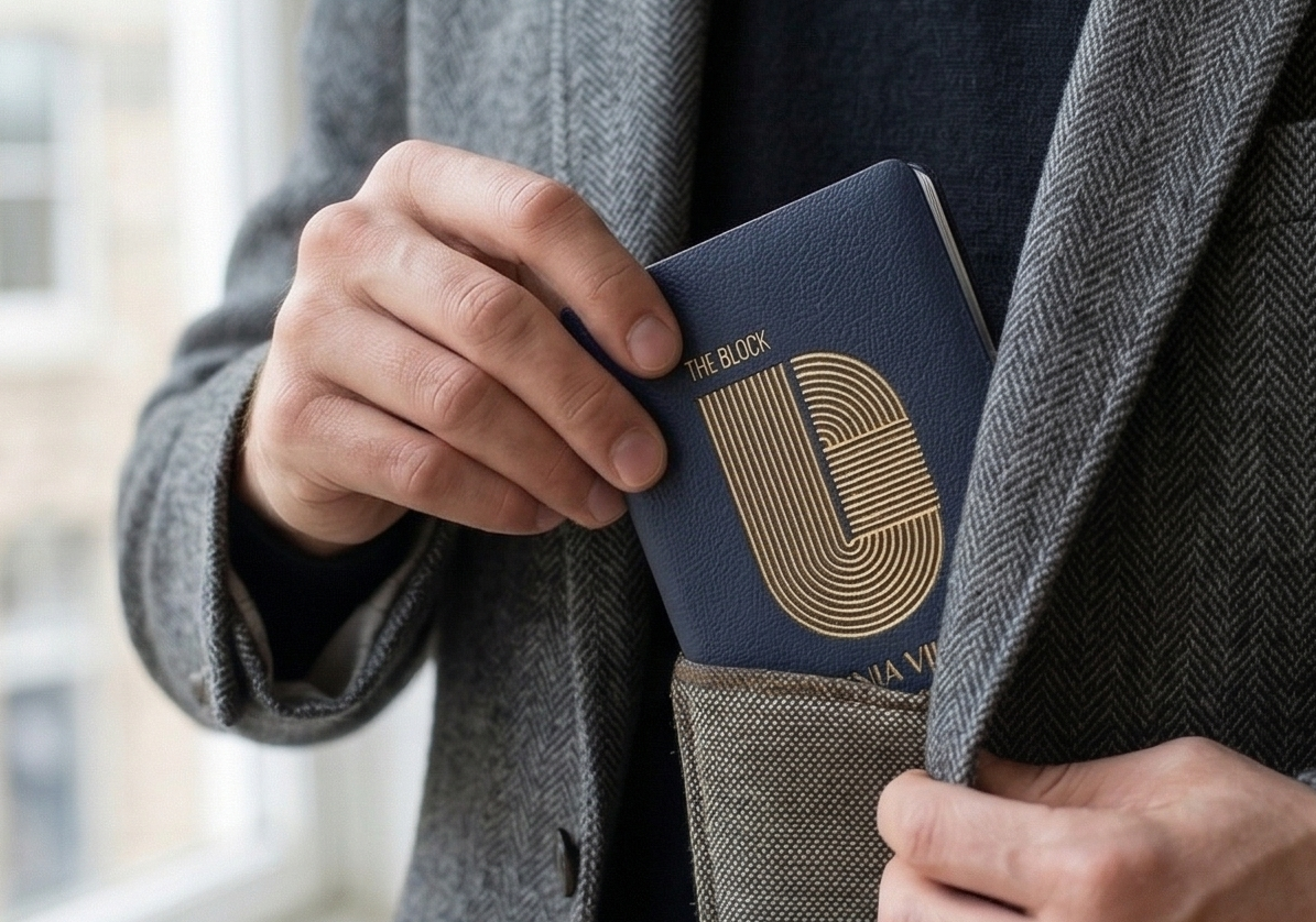 The Block Passport Ad | 1-page ad | Fall/Winter 2026-2027