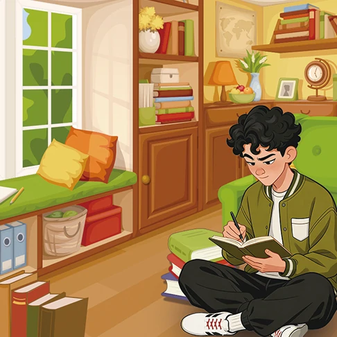 My books and their place