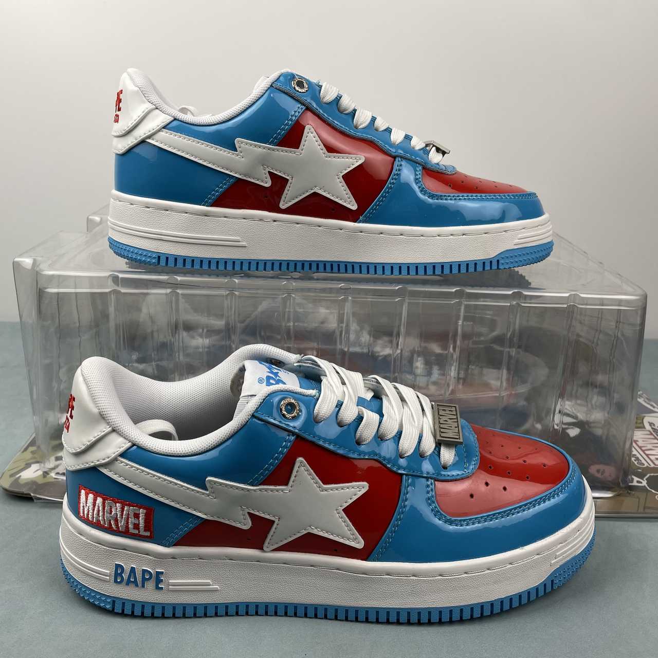 BAPE STA Marvel Edition – Captain America Colorway