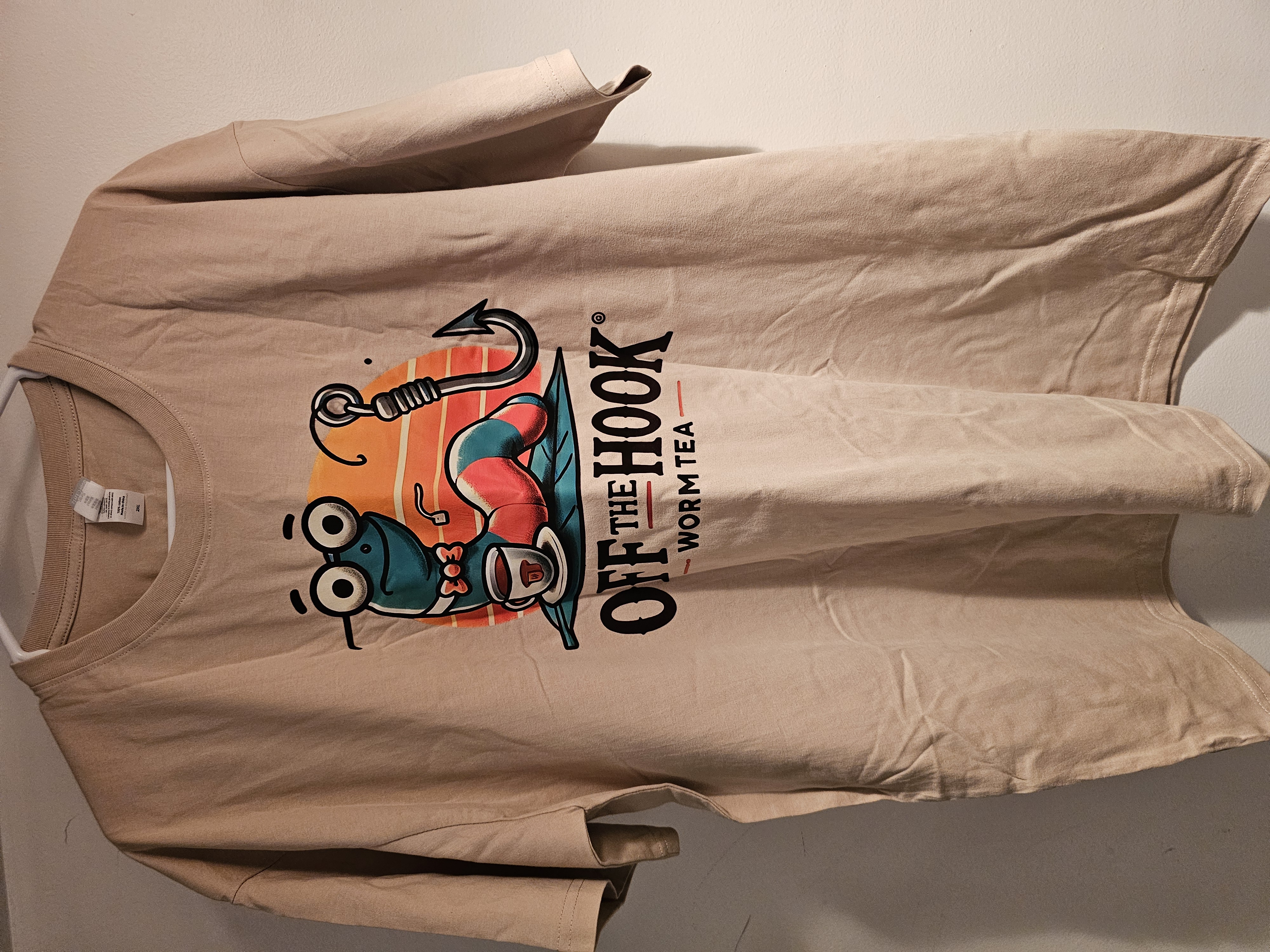 Off The Hook Worm Tee