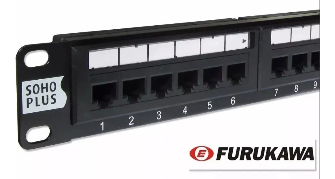 Patch Panel Cat6 T568a/b 24p 24