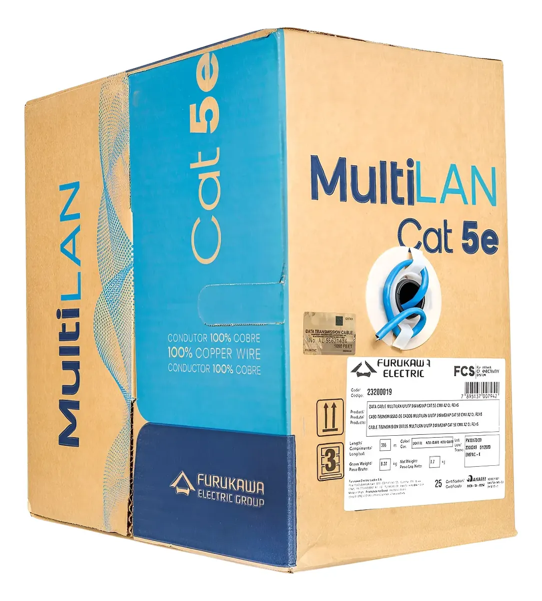 Cabo De Rede Furukawa Multilan U/utp Cat5e